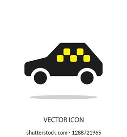 taxi icon vector