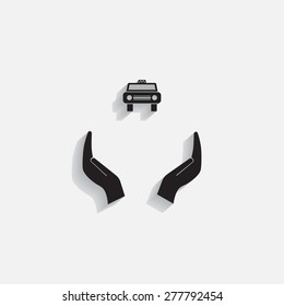Taxi Icon - vector