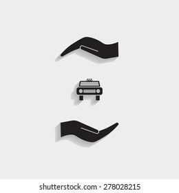 Taxi Icon - vector