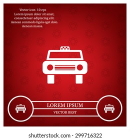 Taxi Icon - vector