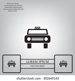Taxi Icon - vector