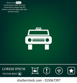 Taxi Icon - vector
