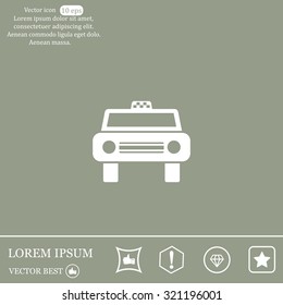 Taxi Icon - vector