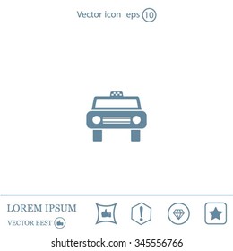 Taxi Icon - vector