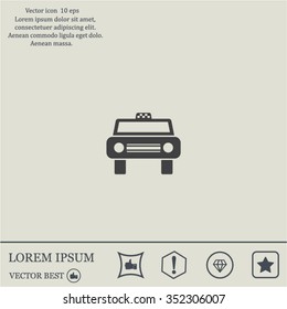 Taxi Icon - vector