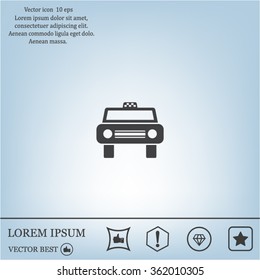 Taxi Icon - vector