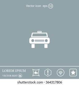Taxi Icon - vector