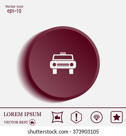 Taxi Icon - vector