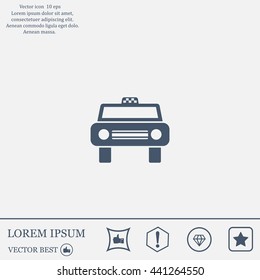 Taxi Icon - vector