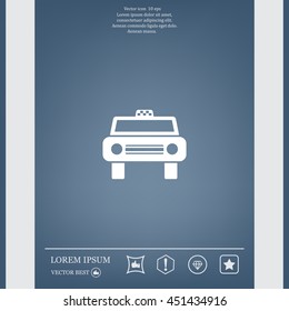 Taxi Icon - vector