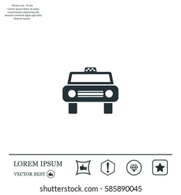 Taxi Icon - vector