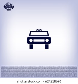 Taxi Icon - vector