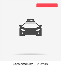 Taxi icon. Vector concept illustration for design.