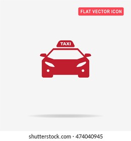 Taxi icon. Vector concept illustration for design.