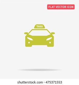 Taxi icon. Vector concept illustration for design.
