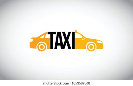 Diseño de iconos y vectores de taxi