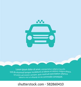 Taxi  icon Vector design.