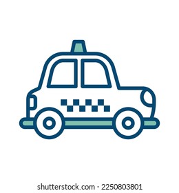 taxi icon vector design template in white background