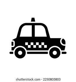 taxi icon vector design template in white background
