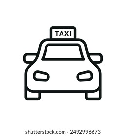 Taxi Icon Vektorgrafik Design Vorlagen Einfaches und modernes Konzept