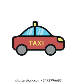 Taxi icono diseño de Vector Plantillas concepto simple y moderno