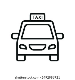 Taxi Icon Vektorgrafik Design Vorlagen Einfaches und modernes Konzept