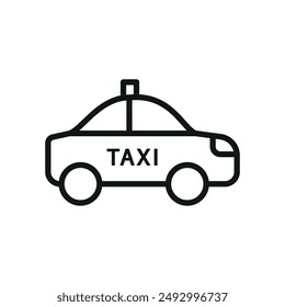 Taxi icono diseño de Vector Plantillas concepto simple y moderno