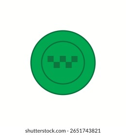 Icono de taxi Plantillas de diseño de Vector Vector simple
