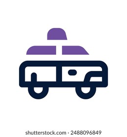 taxi icon. vector dual tone icon for your website, mobile, presentation, and logo design.