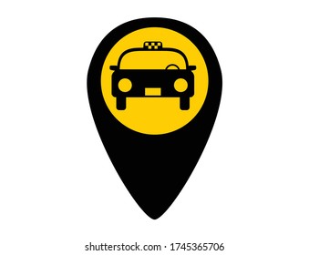 vector de icono de taxi - eps 10