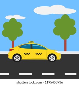 Taxi Icon, taxi icon vector, taxi. vector illustration.
