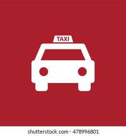 Taxi icon . Vector illustration