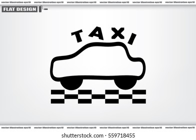 Taxi icon vector illustration.
