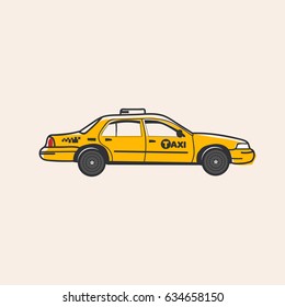 Taxi icon vector illustration
