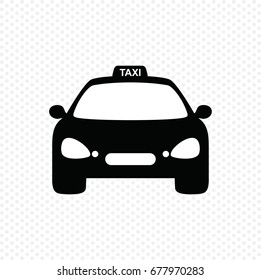 Taxi icon. Vector illustration
