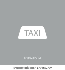 taxi icon. Vector illustration EPS 10.