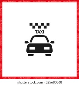 Taxi icon vector illustration eps10. 