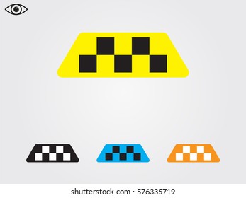 taxi, icon, vector illustration eps10