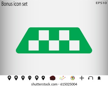 taxi, icon, vector illustration eps10
