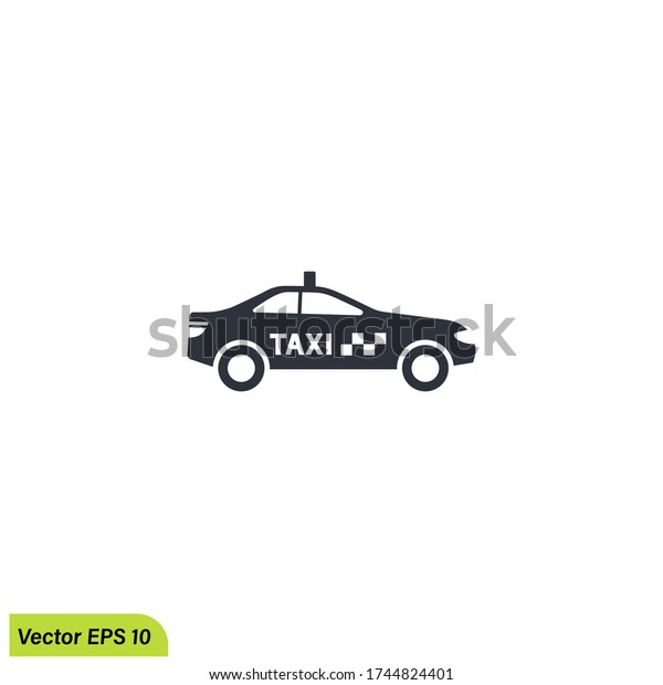 taxi icon\
vector illustration logo template eps\
10
