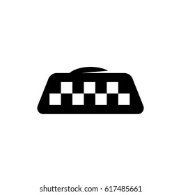 Taxi icon. Vector logo illustration isolated sign symbol