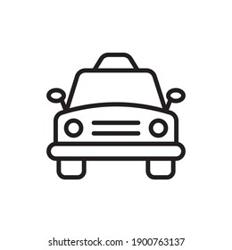 taxi icon in vector. Logotype