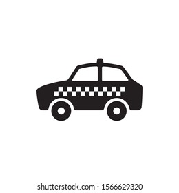 taxi icon vector on a white background