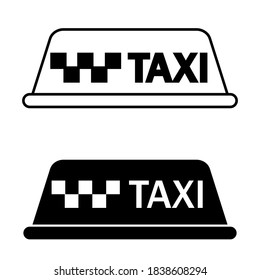 Taxi icon vector set. Trip illustration sign collection. delivery symbol.
