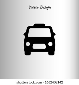 Taxi Icon Vector. Simple symbol.