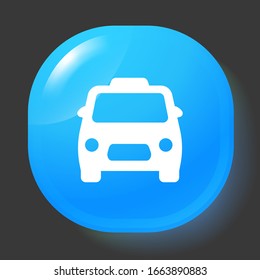 Taxi Icon Vector. Simple symbol.