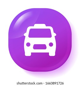 Taxi Icon Vector. Simple symbol.