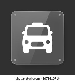 Taxi Icon Vector. Simple symbol.