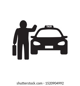 taxi icon vector symbol template