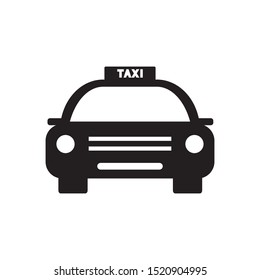 taxi icon vector symbol template